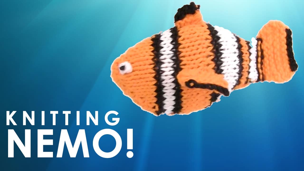 thumbnail-nemo Knitting Nemo! Finding Dory! How to Knit a Fish!