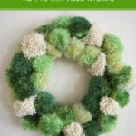 How to Make a Pom Pom Wreath with Video Tutorial by Studio Knit