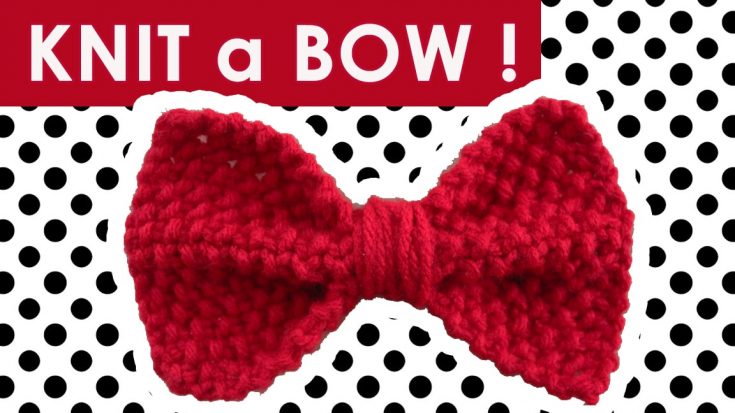 How to Knit a Bow – Seed Stitch Bow Pattern with Video Tutorial