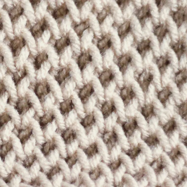 Honeycomb Brioche Stitch Knitting Pattern