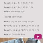 How to Knit the EIFFEL TOWER Eyelet Stitch with Studio Knit