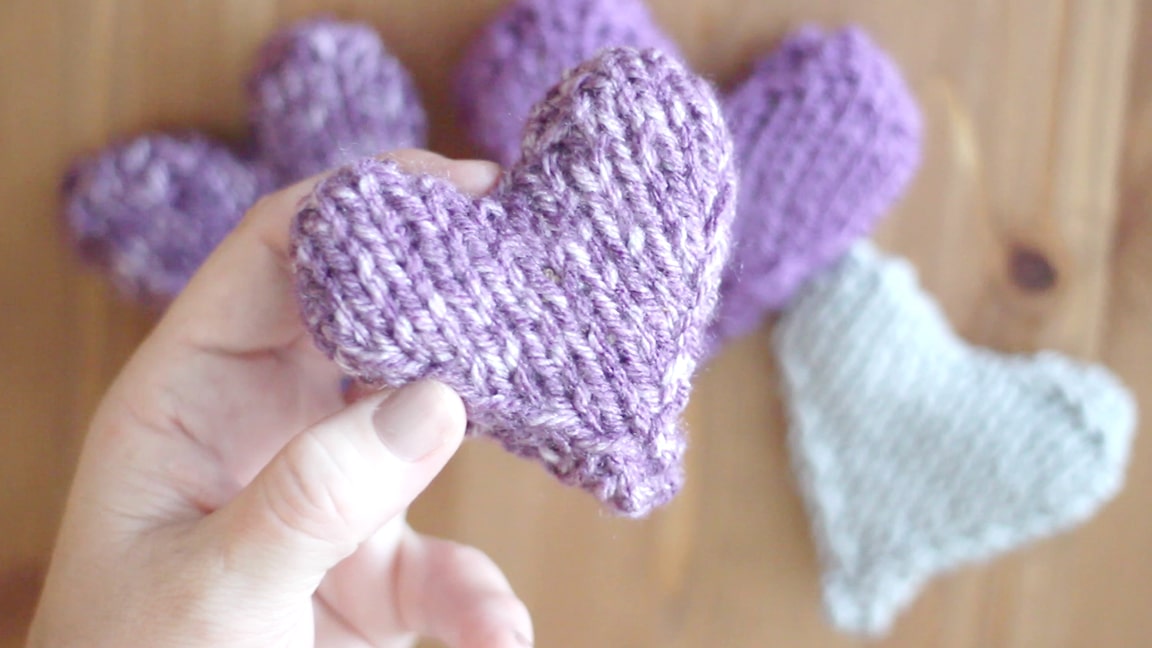 Knit Heart Softies Pattern Studio Knit