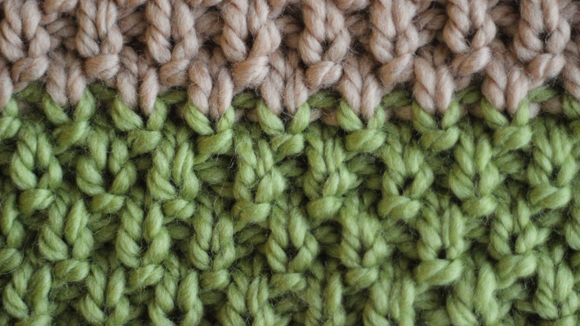 How to Knit the Irish Moss Knit Stitch Pattern with Video Tutorial