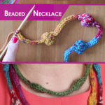 How to Knit a Beaded Necklace Free Knitting Pattern + Video Tutorial with Studio Knit