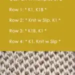 How to Knit the Honeycomb Brioche Stitch Pattern with Studio Knit
