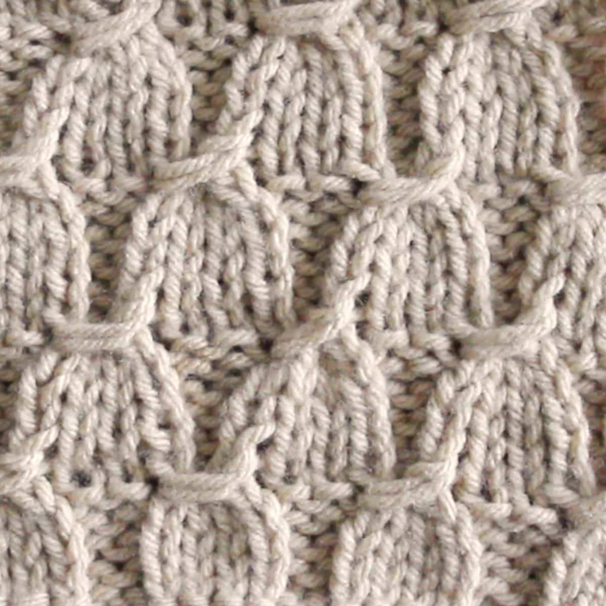 Tassel Stitch Knitting Pattern - Studio Knit