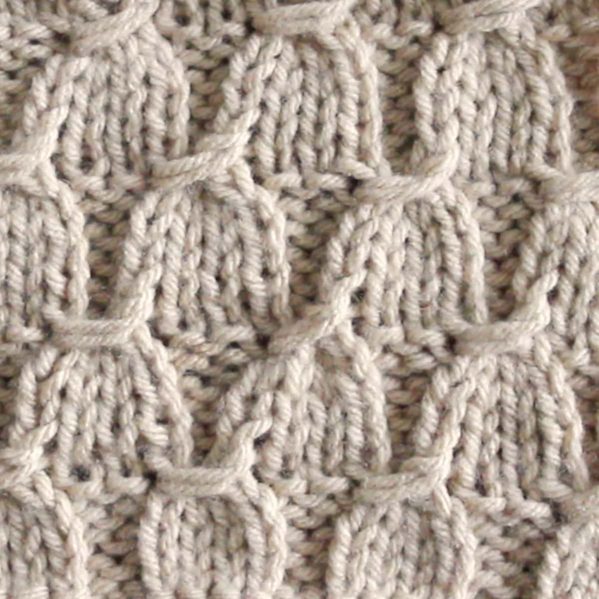 Tassel Stitch Knitting Pattern Studio Knit