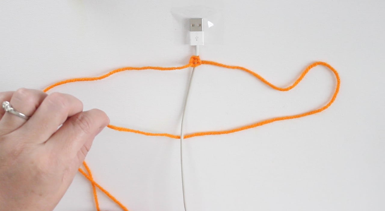 Phone Cord DIY Yarn Wrapped Chinese Ladder Craft with Studio Knit