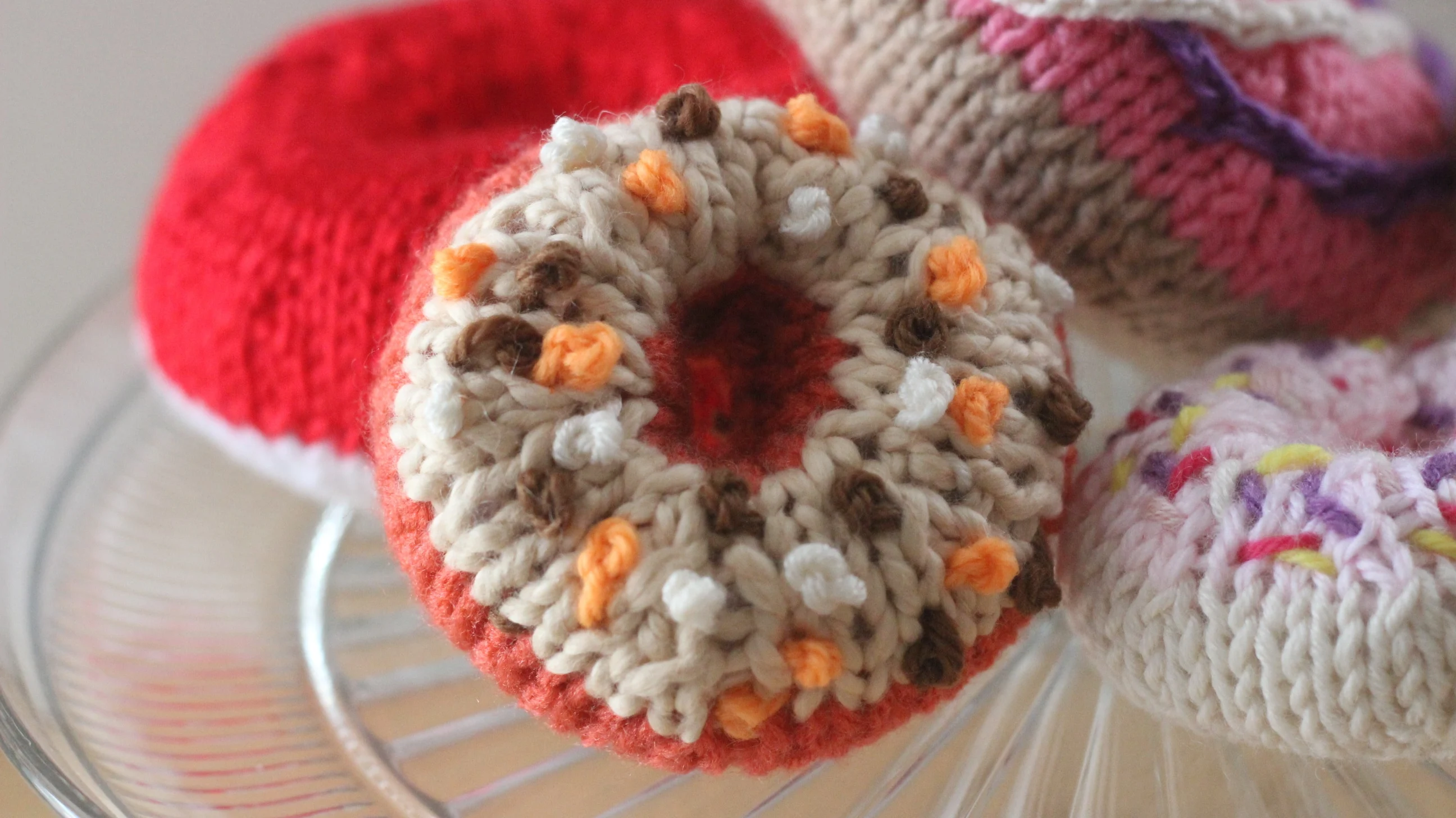 French Knot Embroidery Decoration on Knitted Softies with Studio Knit