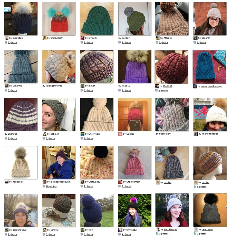 Gilmore Girls Knit Hat Pattern on Ravelry by Studio Knit