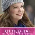 Gilmore Girls Ribbed Knit Hat Pattern - Studio Knit