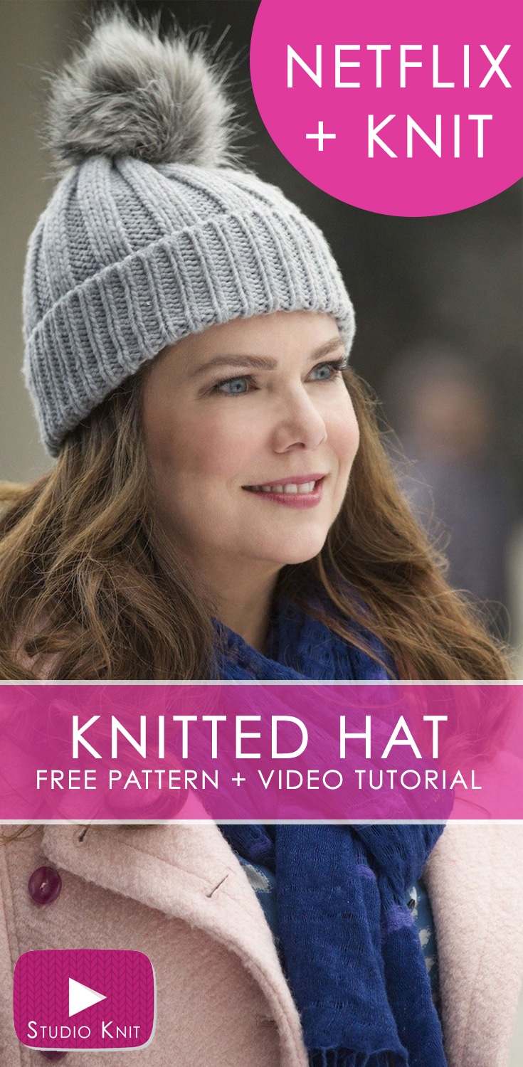 Gilmore Girls Ribbed Knit Hat Pattern Studio Knit