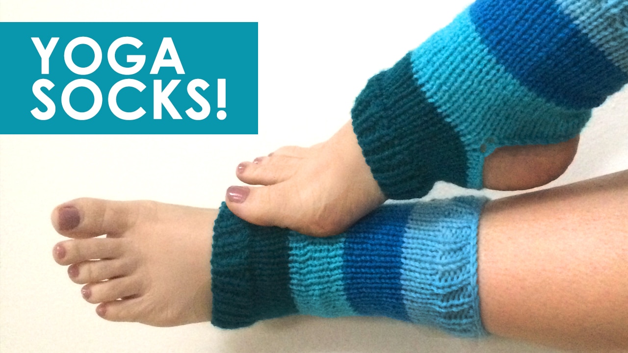 Knitting Socks for Yoga Lovers