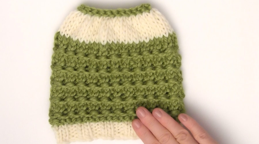 How To Knit A Messy Bun Hat Pattern In 7 Easy Steps With