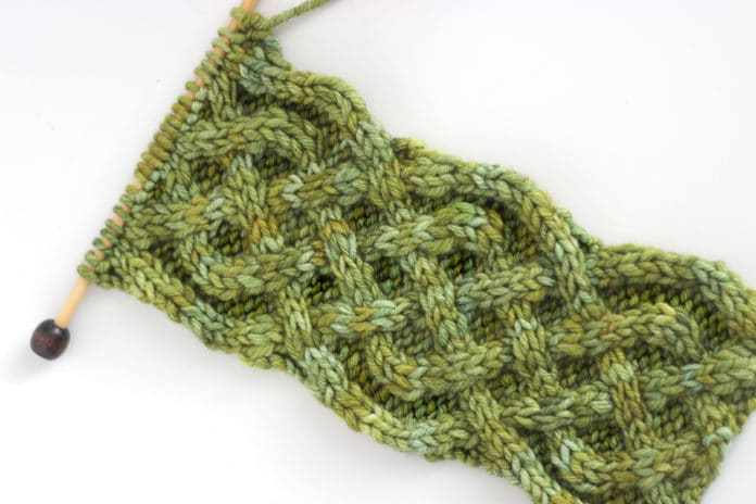 Celtic Cable Saxon Braid Knitting Pattern Studio Knit