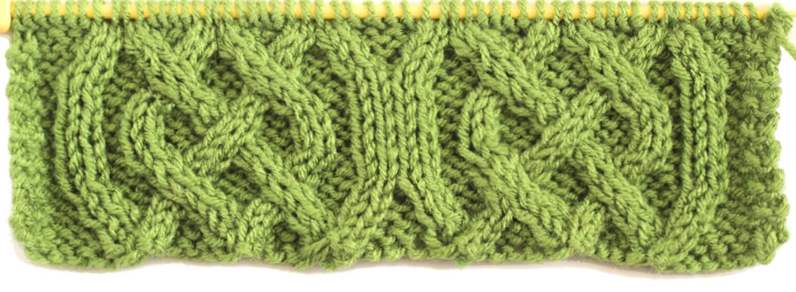 Celtic cable scarf knitting pattern free