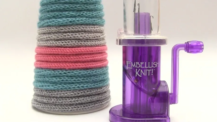 Embellish Knit I-Cords with Studio Knit