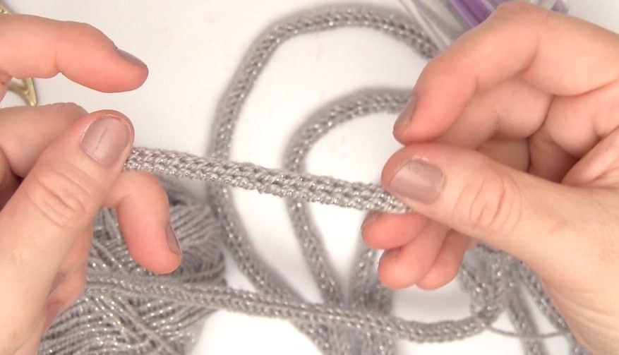 Embellish Knit I-Cords with Studio Knit
