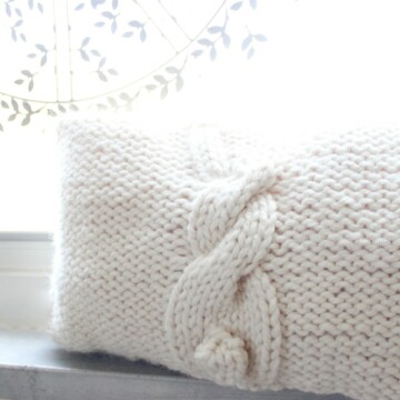 Bunny Cable Knitting Pattern - Studio Knit