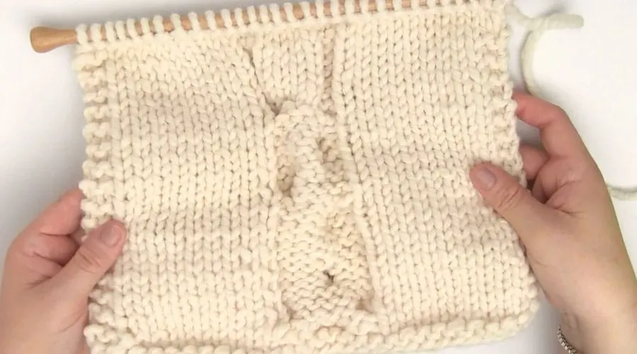 Bunny Cable Knit Stitch Pattern by Studio Knit