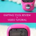 Knitting with a Digital Row Counter with Studio Knit