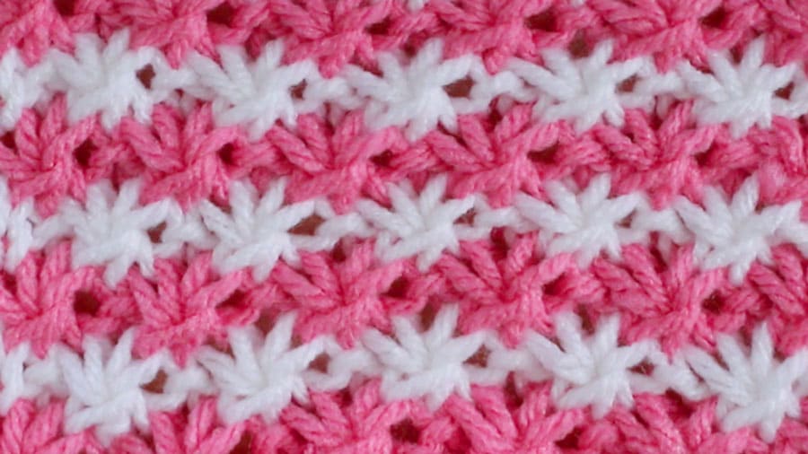 How to Knit the Daisy Stitch Pattern with Video Tutorial