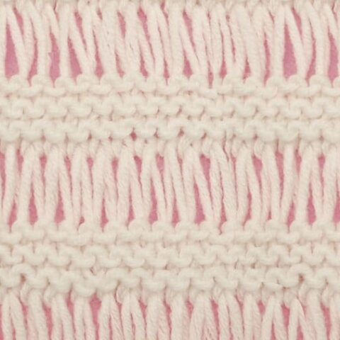How to Knit the DROP STITCH GARTER Pattern with Studio Knit