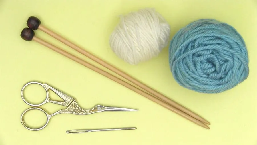 Materials Butterfly Knitting Pattern with Easy Free Pattern + Video Tutorial by Studio Knit