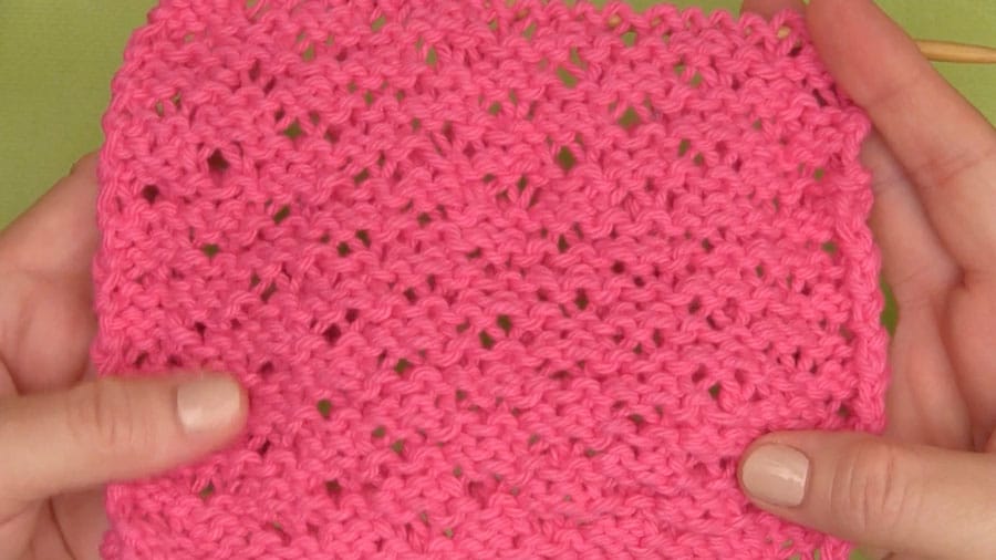 How to Knit the Spring Bobble Stitch Pattern with free knitting pattern and video tutorial by Studio Knit