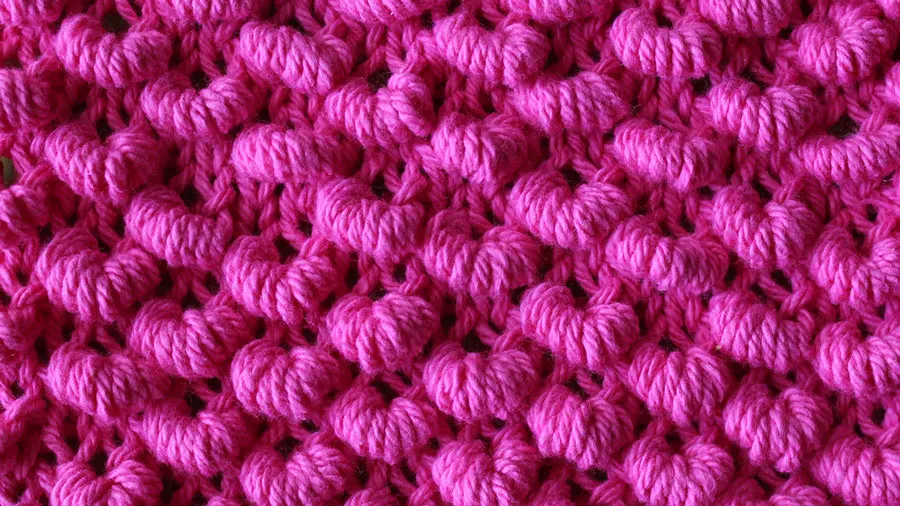 How to Knit the Spring Bobble Stitch Pattern with free knitting pattern and video tutorial by Studio Knit