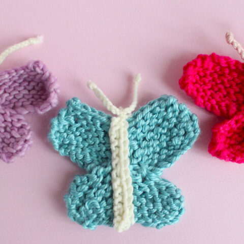 How to Knit a Butterfly Embellishment Pattern | Studio Knit