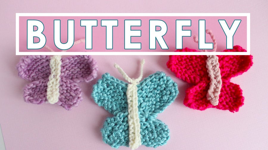 How to Knit a Butterfly Embellishment Pattern