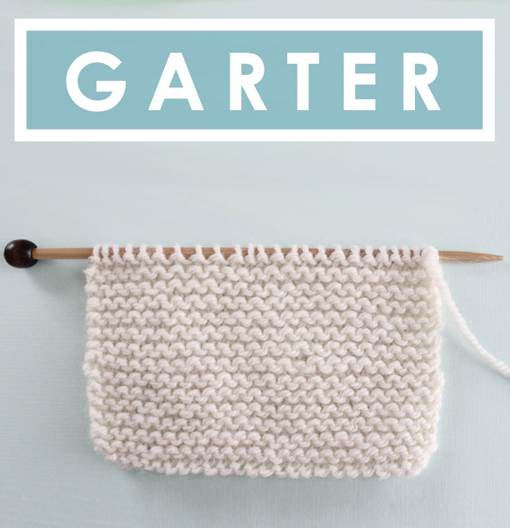 Garter Stitch (Knitting Pattern) Studio Knit