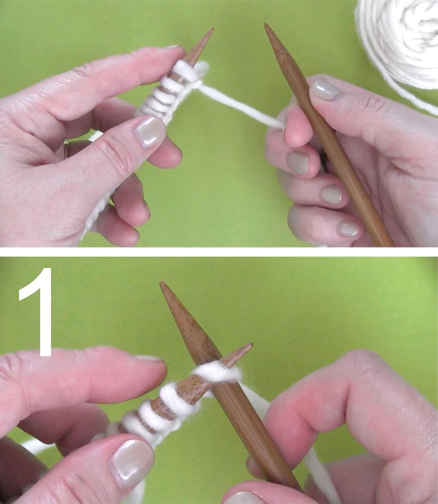 How to Knit STEP 1: Prepare knitting needles and yarn to knit