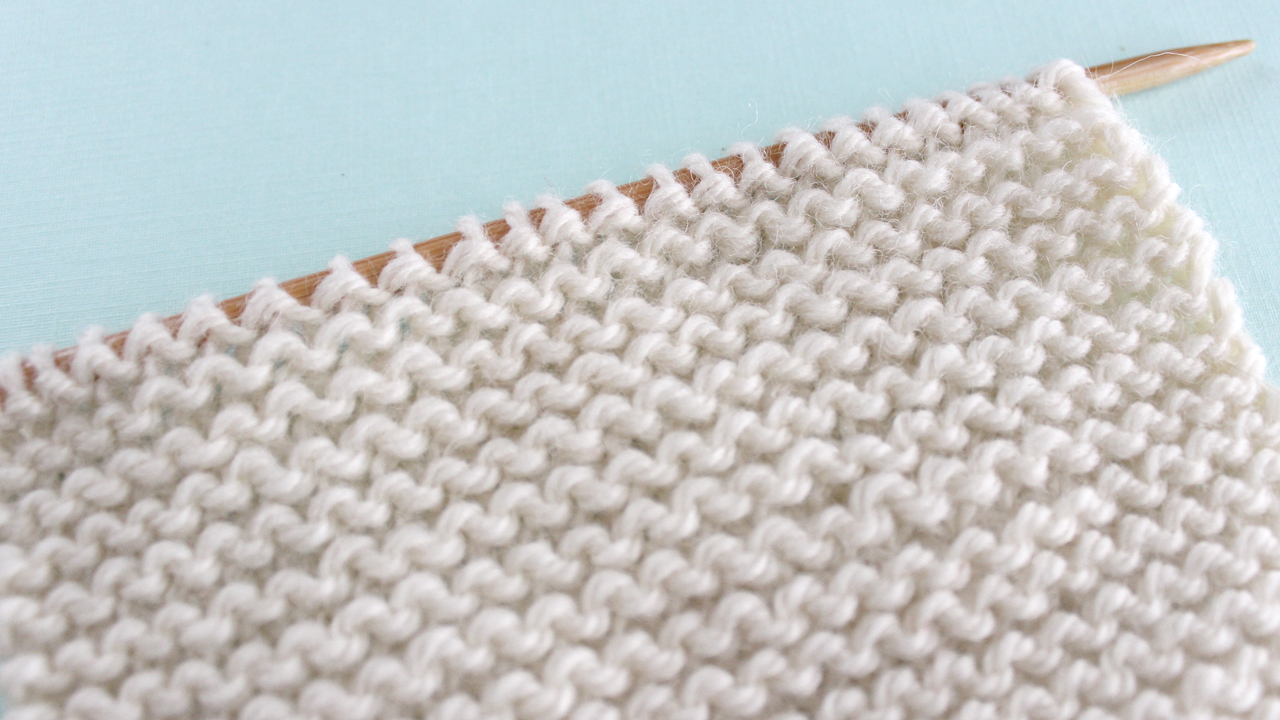 Garter Stitch Knitting Pattern Studio Knit