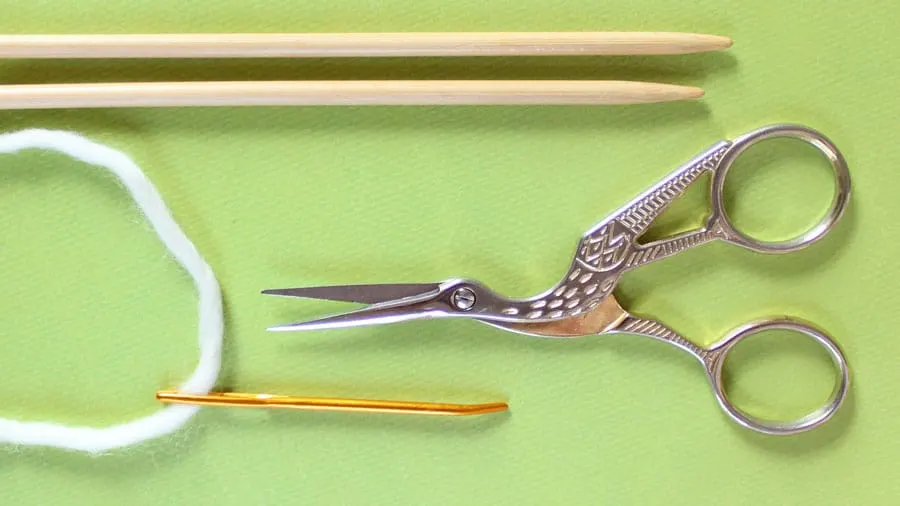 Stork Scissors - Tools to Start Knitting in the Absolute Beginner Knitting Series by Studio Knit