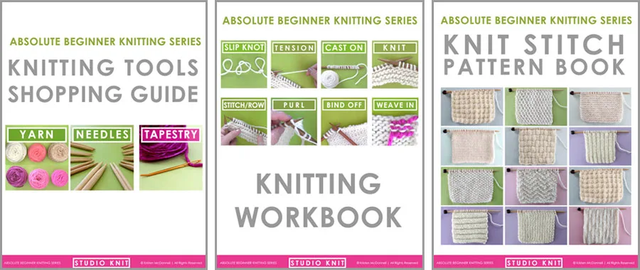 Studio Knit Downloadable Knitting Booklets