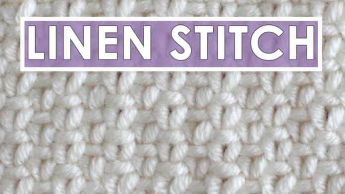 The Linen Stitch (Knitting Pattern) Studio Knit