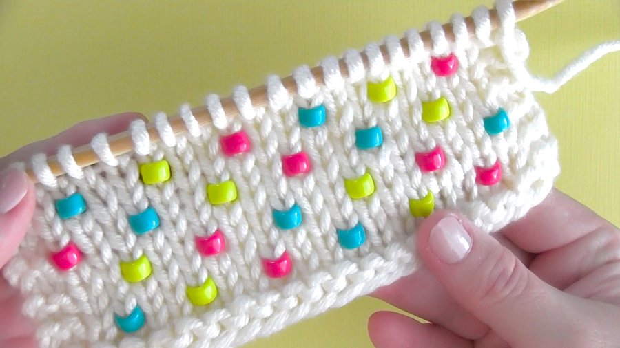 How to Knit Beads Into Any Project by Studio Knit