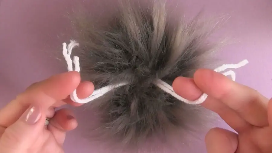ATTACHING How to Make a Faux Fur Pom-Pom with Studio Knit | DIY Craft