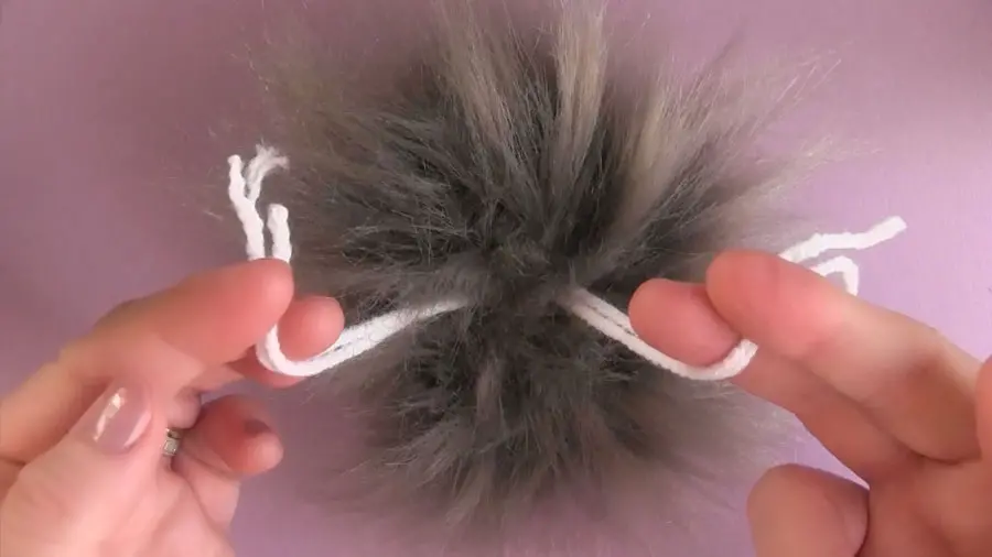 How to Make a Large Faux Fur Pom Pom