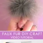 Make Faux Fur Pom Poms for Hats - Studio Knit