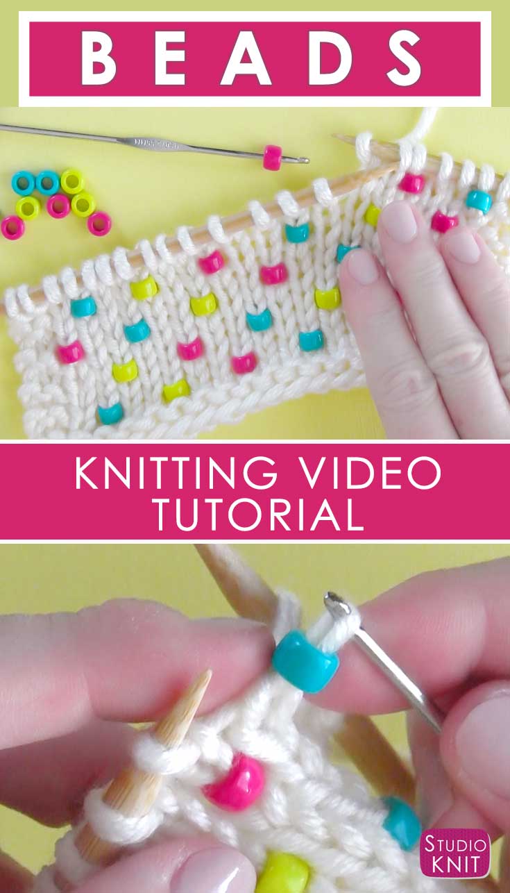 How to Knit Beads Into Any Project Studio Knit