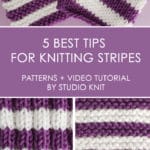How to Knit Stripes with Studio Knit with Video Tutorial