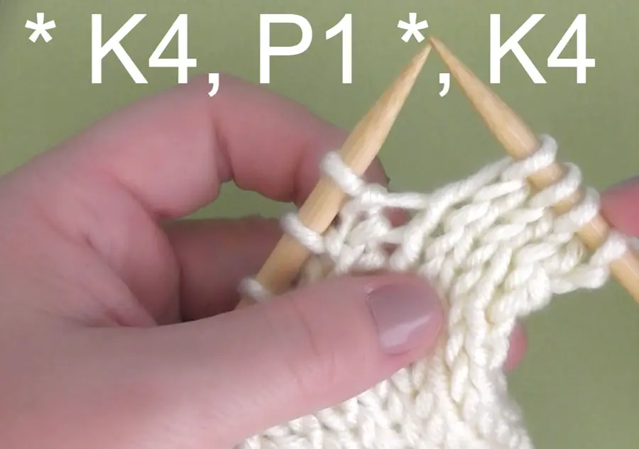 Rib Stitch Pattern to Easily Knit Vertical Stripes using a Crochet Chain with Video Tutorial by Studio Knit