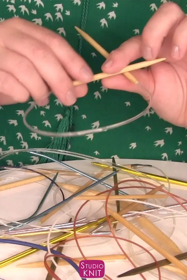 Stash of Individual Circular Needles by Studio Knit