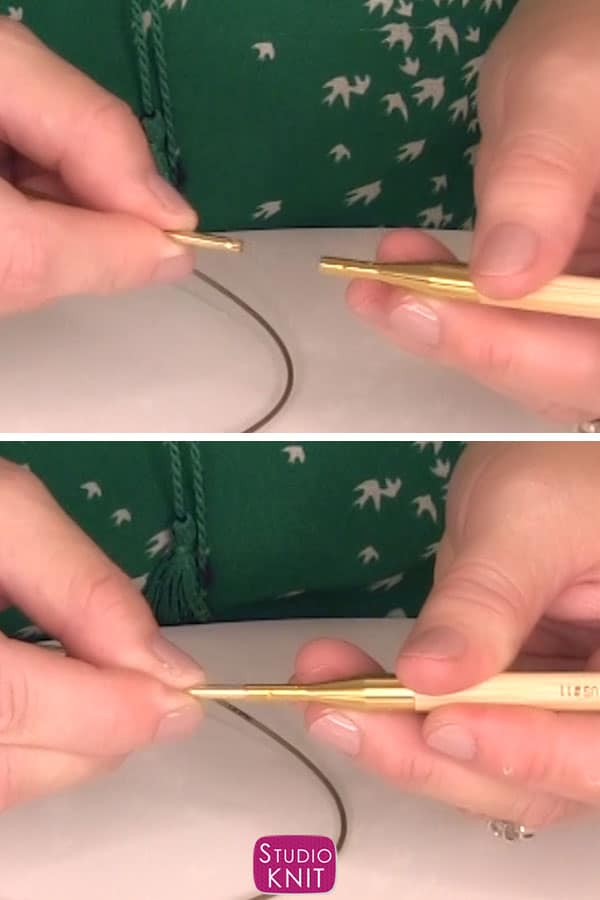 How to Connect Interchangeable Knitting Needles Review of Addi Click by Studio Knit