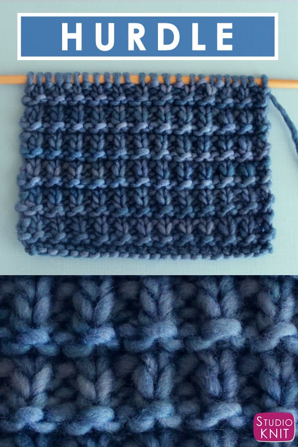 Hurdle Stitch Knitting Pattern for Beginners | Studio Knit