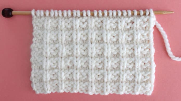 Waffle Stitch Knitting Pattern Studio Knit