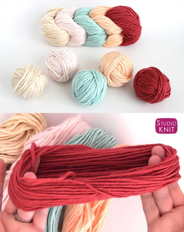 caron asymmetrical lace knit shawl